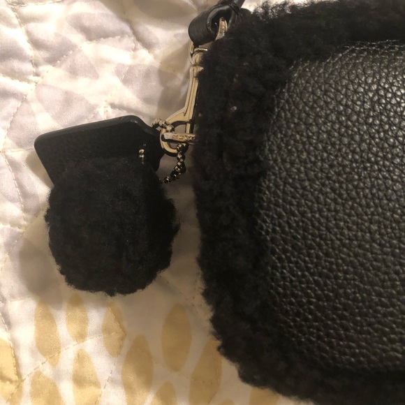 NWT COACH BLACK POUCH PURSE - Picture 4 of 14